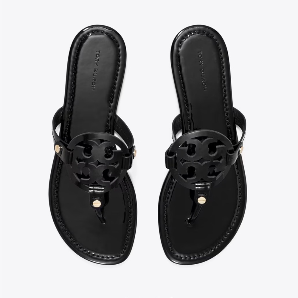 Tori Burch Miller Patent Sandal